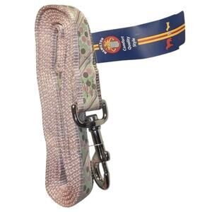 Hamilton 6' x 1" Nylon Lead Dog Leash With Swivel Snap Pink Polka Dot - New
